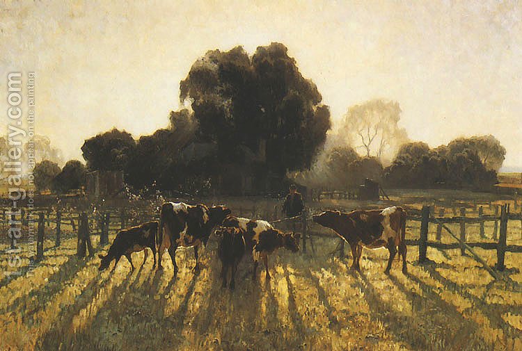 750x505 Spring Frost Emu Plains Elioth Gruner Reproduction 1st Art Gallery - Frost Painting