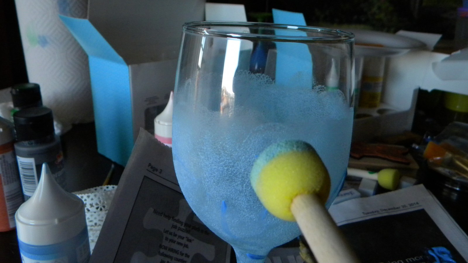 1600x900 More Glass Painting Techniques - Frosted Glass Painting