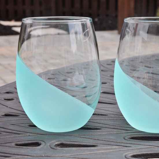 550x550 Frosted Glass Gallery Craftgawker - Frosted Glass Painting