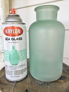 236x314 Diy Sea Glass Vases Glass Paint, Martha Stewart - Frosted Glass Painting