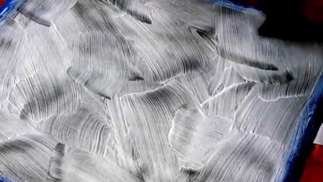 1280x720 White Gold Frottage - Frottage Painting