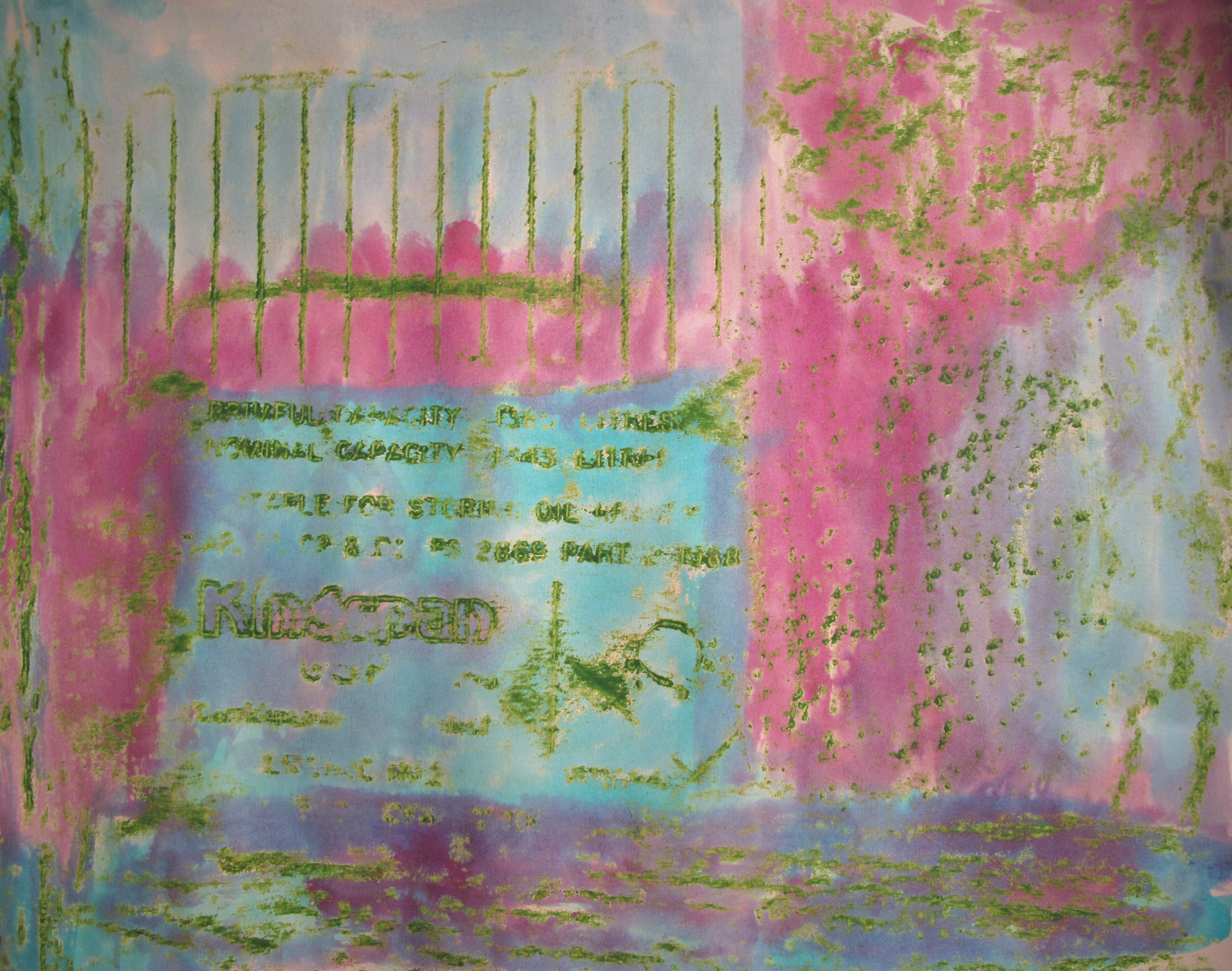 4035x3183 Exercise Experimenting With Texture Frottage - Frottage Painting