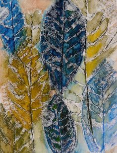 236x308 Frottage - Frottage Painting