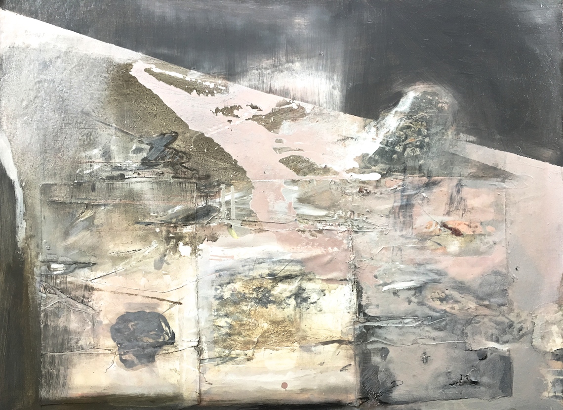 1140x829 Frottage Elaine D'Esterre - Frottage Painting