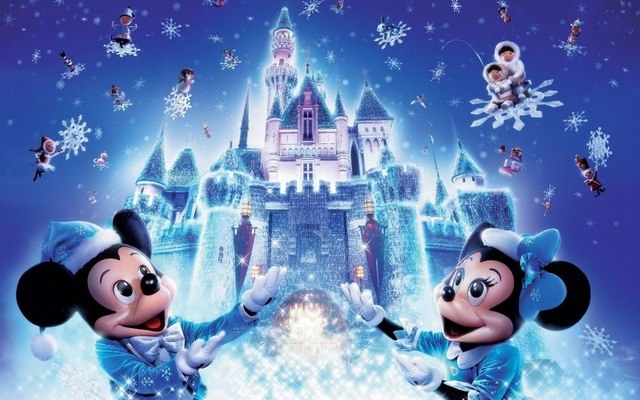 640x400 Diamond Inlaid Full Diamond Embroidery Cartoon Frozen Castle - Frozen Castle Painting