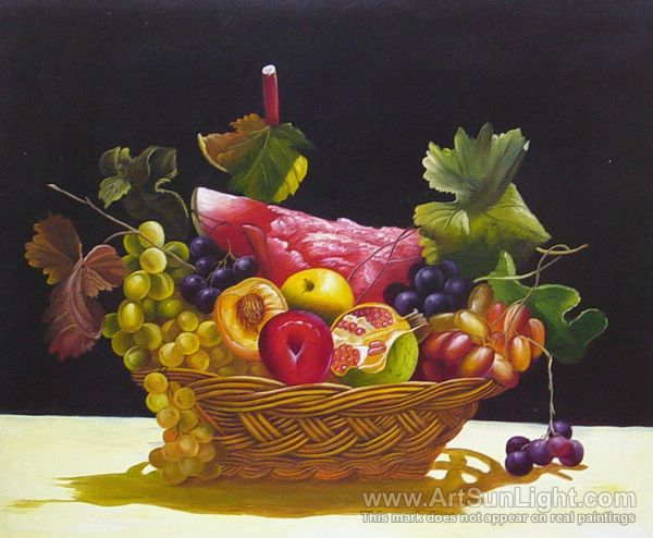 600x494 Malcolm19900721 Page 3 Oil Painting Reproductions,custom - Fruit Basket Oil Painting