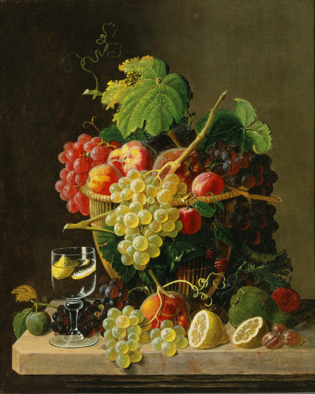 Fruit Basket Painting at PaintingValley.com | Explore collection of ...