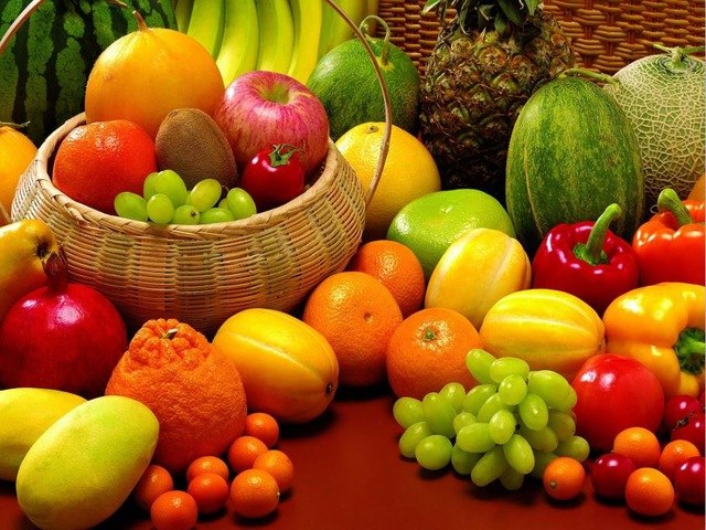 640x480 3d Diy Diamond Painting Fruit Basket Apple Vegetable Embroidery - Fruit Basket Painting