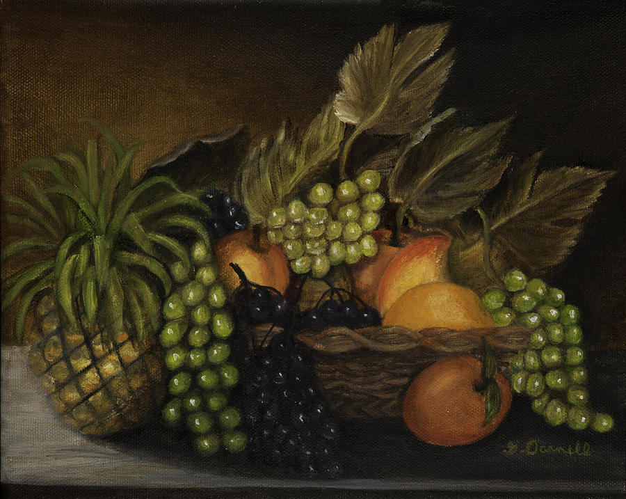 Fruit Basket Painting At PaintingValley.com | Explore Collection Of ...