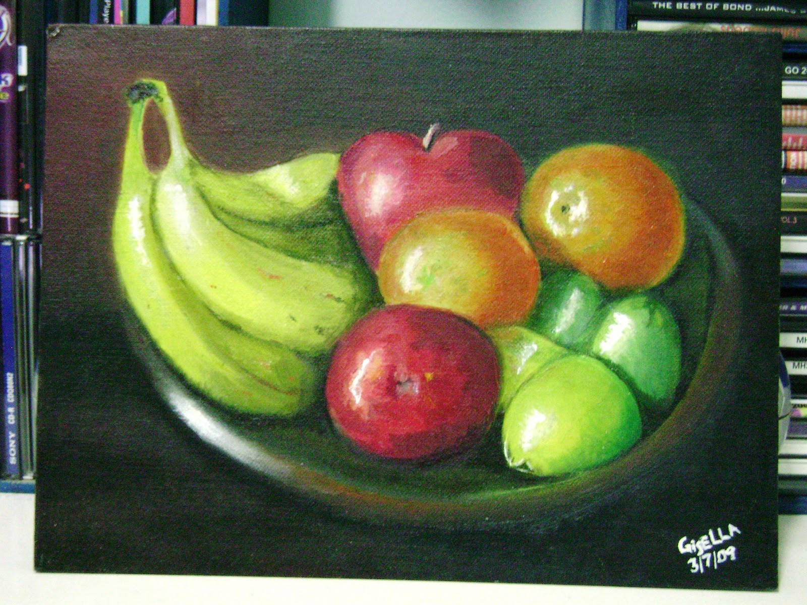 1600x1200 My Very First Oil Painting Becks7ification - Fruit Bowl Painting