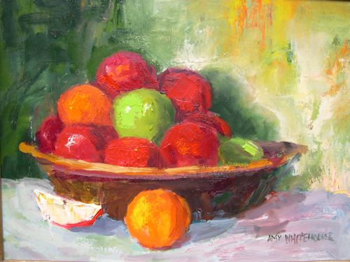 500x375 Daily Painters Abstract Gallery Fruit Bowl - Fruit Bowl Painting