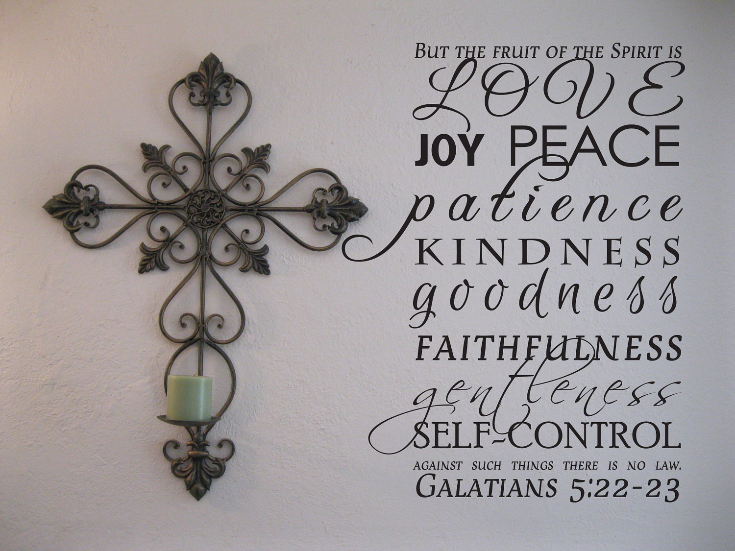 1500x1125 Wall Art Ideas Design Sound Saying Vinyl Fruit Of The Spirit - Fruit Of The Spirit Painting