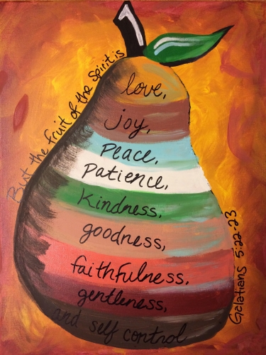 375x500 Wild Quail Golf And Country Club Paint Nite Event - Fruit Of The Spirit Painting