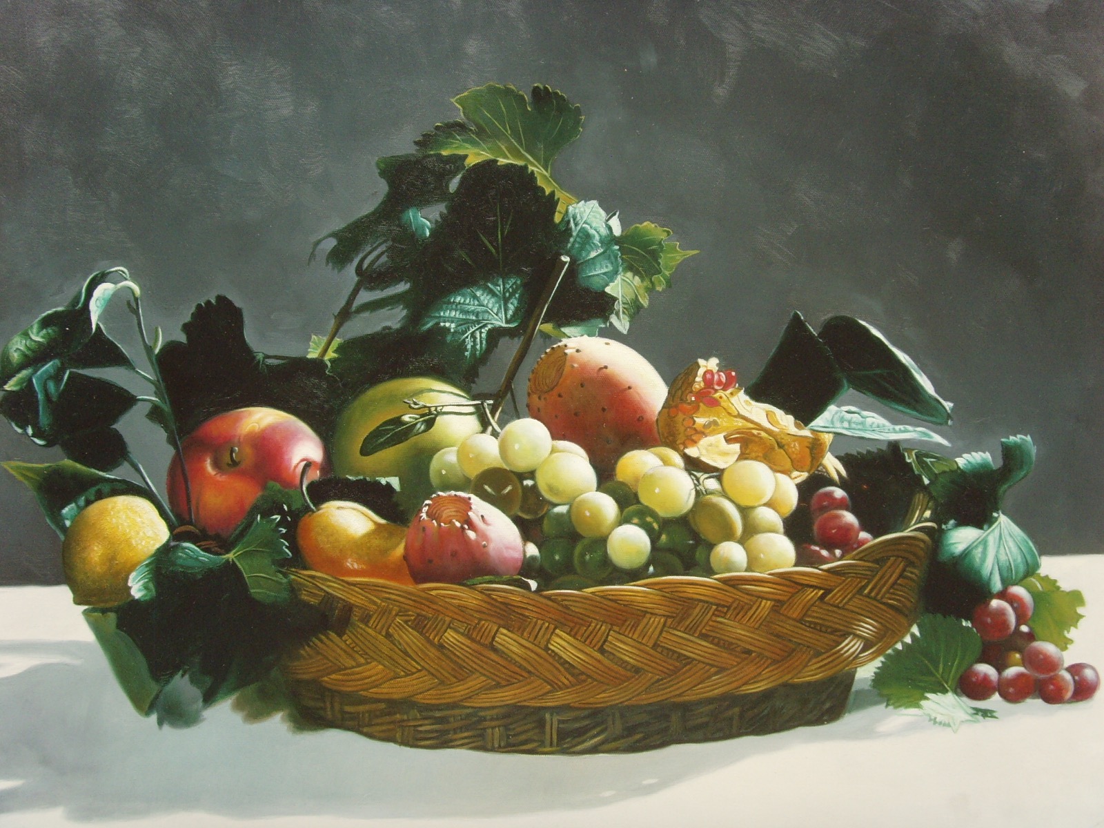 1600x1200 Still Life Fruit Oil Painting By Bruce Mccrory - Fruit Oil Painting
