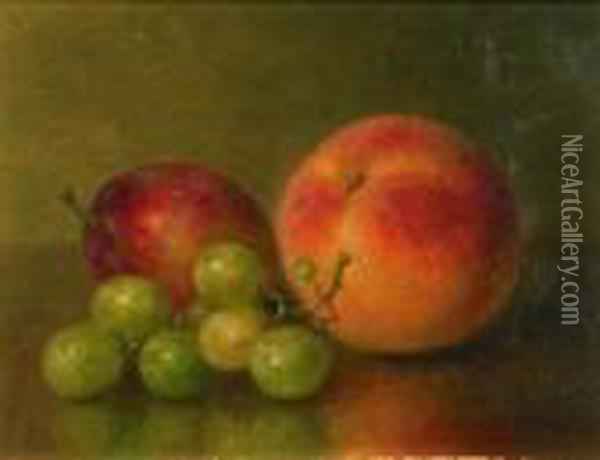 600x460 Still Life With Fruit Oil Painting Reproduction By Robert Spear - Fruit Oil Painting