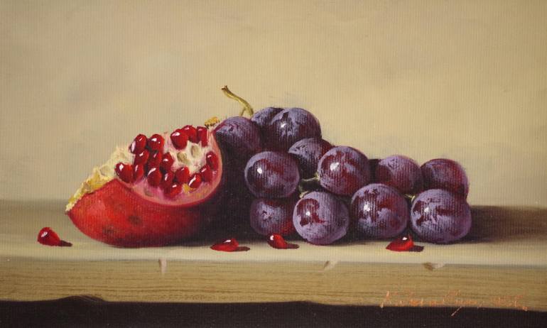770x462 Saatchi Art Still Life, Fruits, Original Oil Painting, Classic - Fruit Still Life Painting