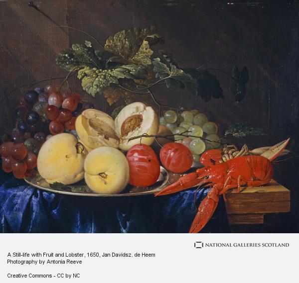 600x569 A Still Life With Fruit And Lobster National Galleries Of Scotland - Fruit Still Life Painting