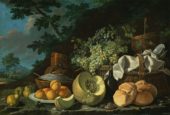 587x400 Still Life Painting In Southern Europe, Essay - Fruit Still Life Painting