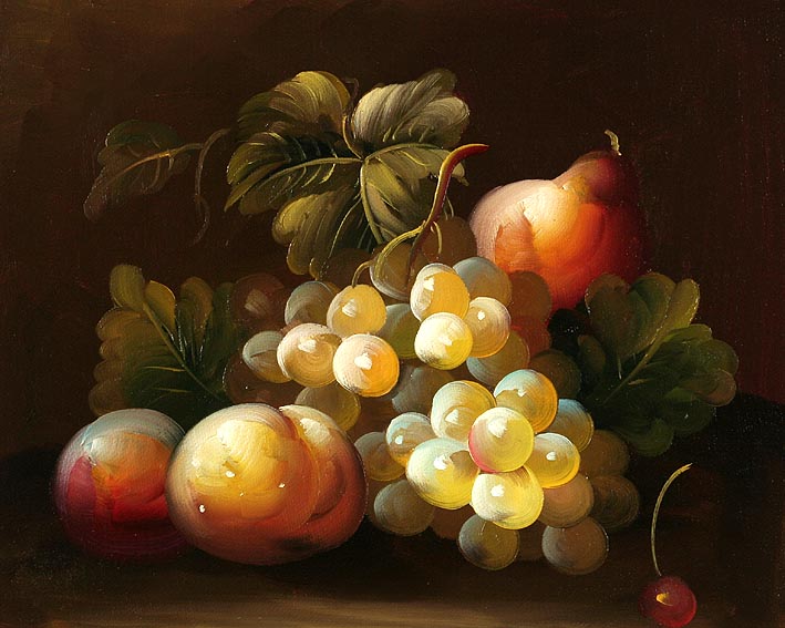 709x567 Fruit Oil Paintings On Canvas Nicoevo - Fruit Still Life Painting