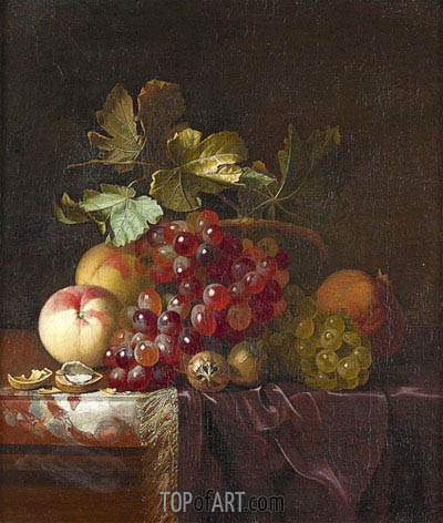 400x472 Fruit Still Life Willem Van Aelst Painting Reproduction 5849 - Fruit Still Life Painting