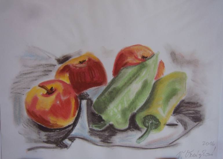 770x551 Saatchi Art Still Life - Fruits And Vegetables Painting