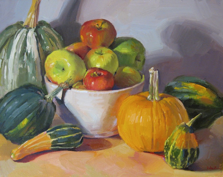 756x600 Sedwick Studio Autumn Bounty Fall Thanksgiving Decor Harvest - Fruits And Vegetables Painting