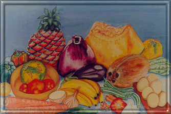 334x224 Finearts Layout - Fruits And Vegetables Painting