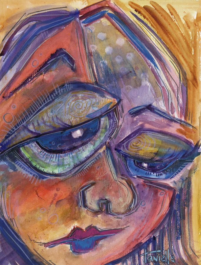 684x900 Frustration Painting By Tanielle Childers - Frustration Painting