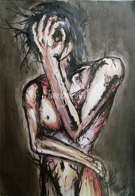 447x650 Frustration By Brooke Cooper - Frustration Painting