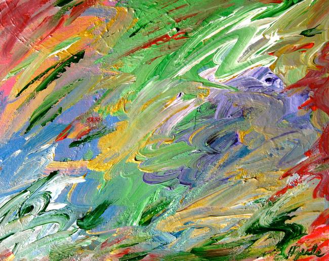 650x517 Frustration By Heidi Zeile - Frustration Painting