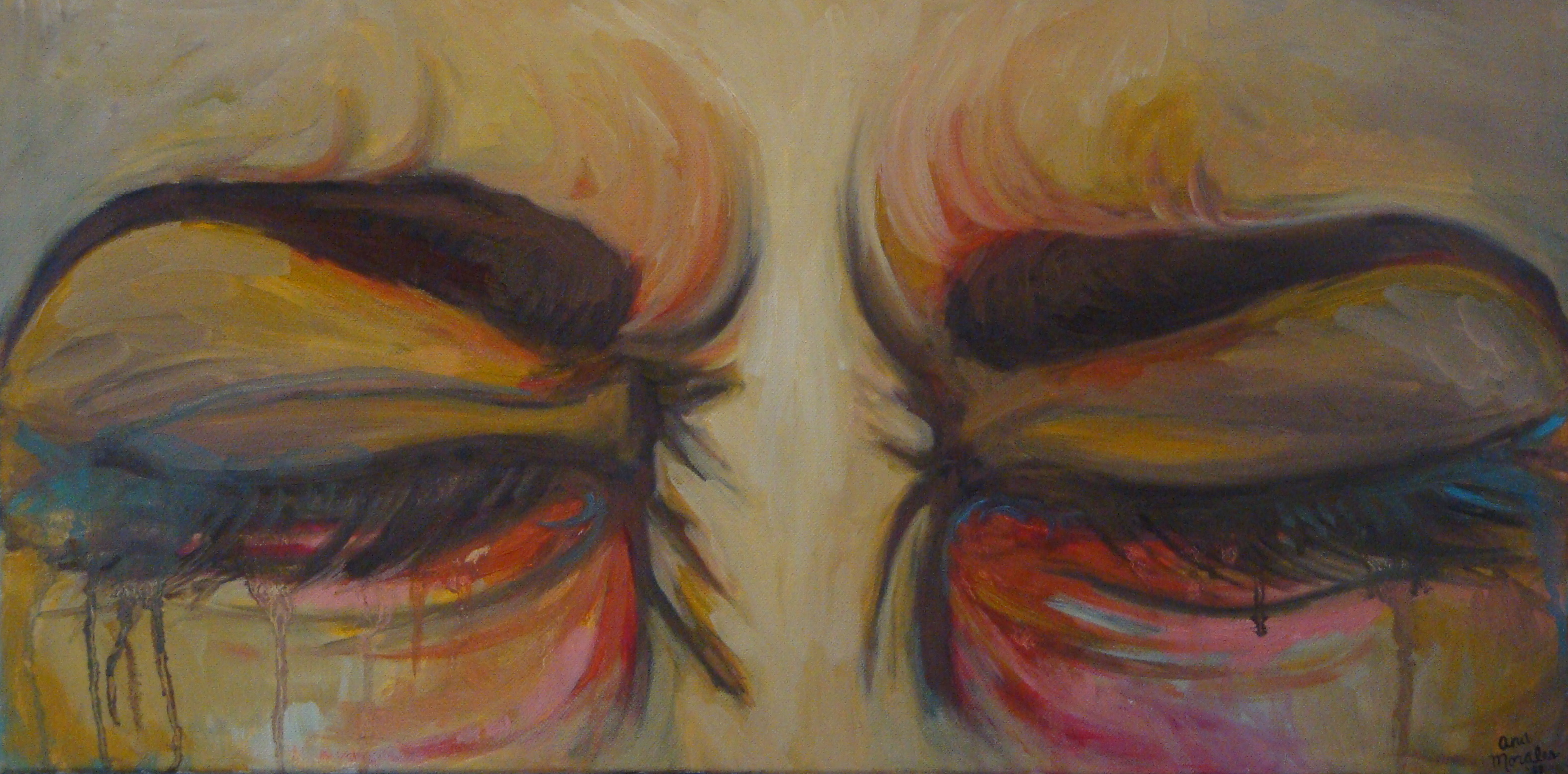 3153x1556 Art Show Ana Morales - Frustration Painting