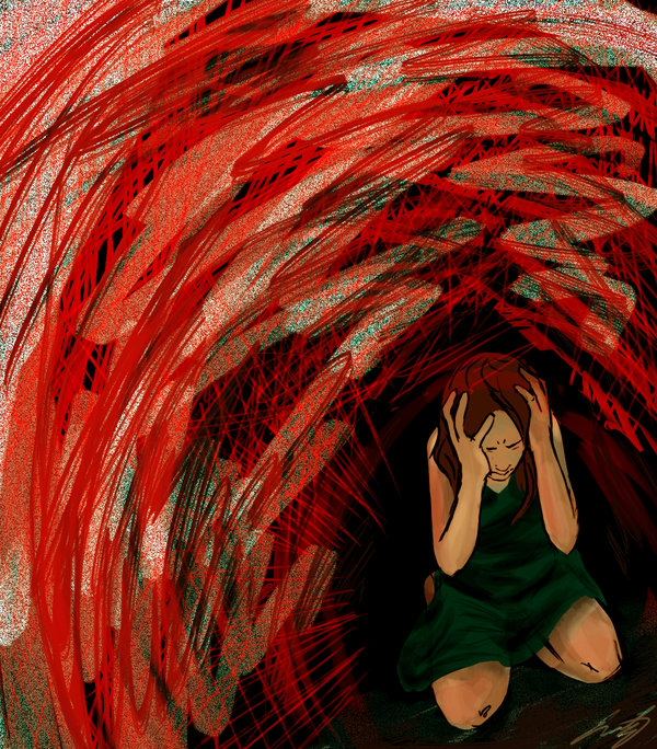 600x684 Frustration By Sapphire4723 - Frustration Painting