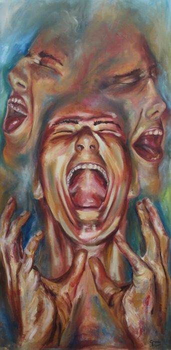 342x700 Frustration Painting - Frustration Painting