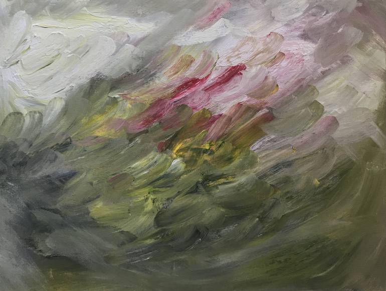 770x581 Saatchi Art Flowers In A Field Painting By Dinara Omarova - Fsm Painting