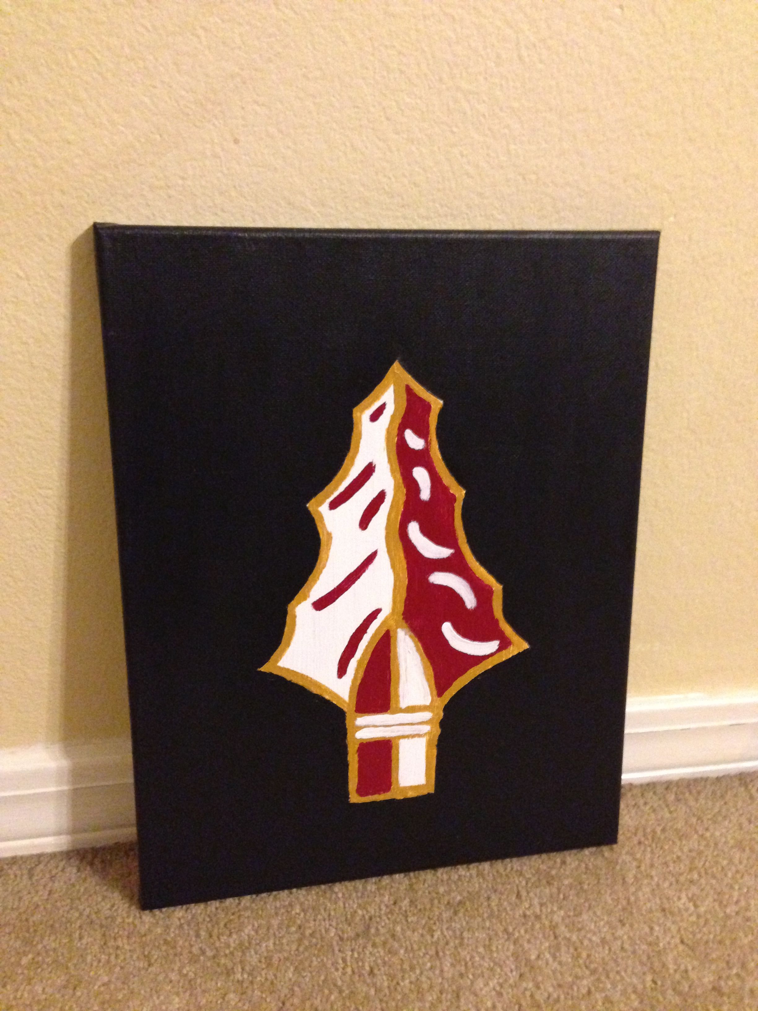 2448x3264 Fsu Spearhead Painting. Art Paintings And Craft - Fsu Painting