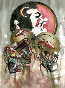 223x300 Fsu Paintings Fine Art America - Fsu Painting