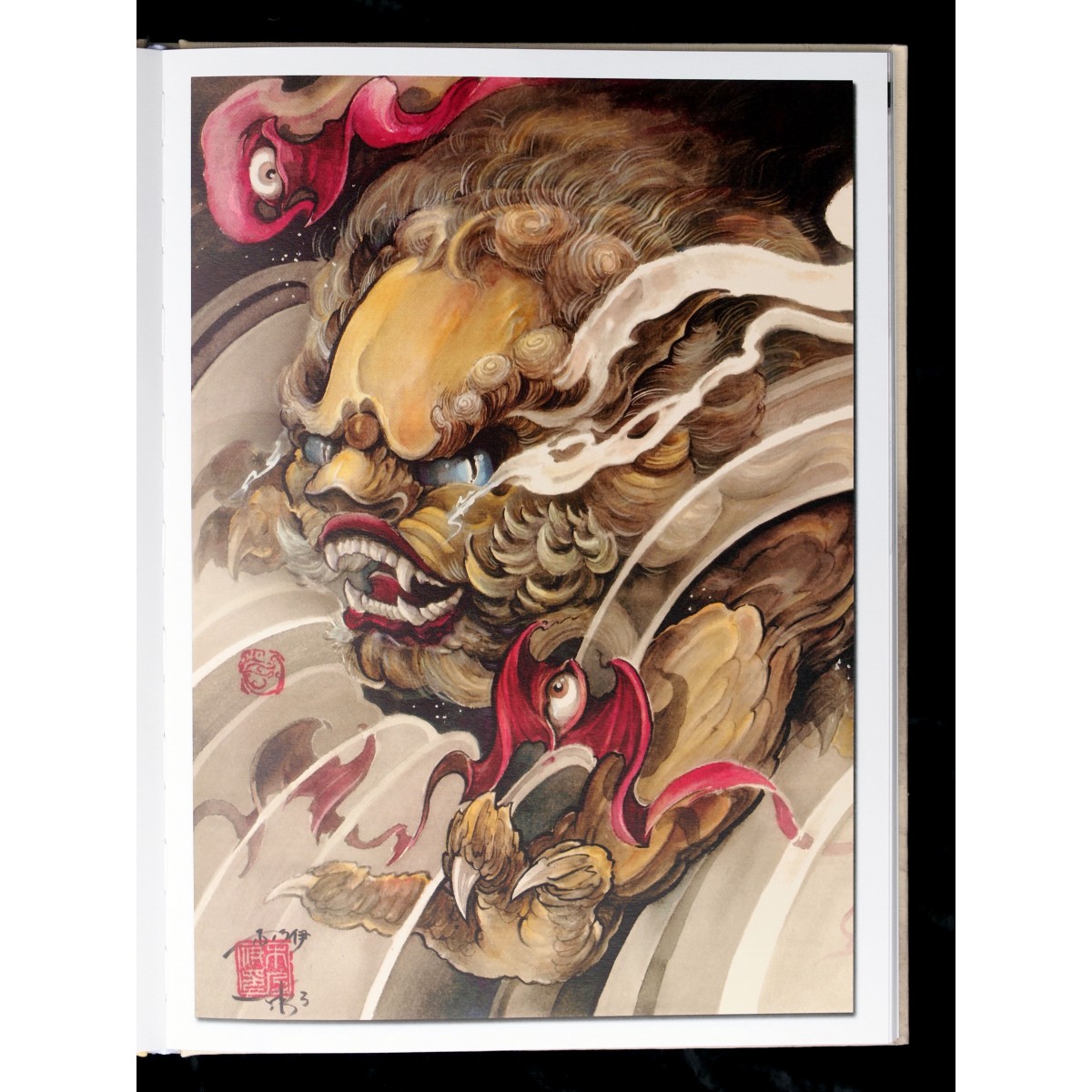 1200x1200 Chinese Foo Dog - Fu Dog Painting