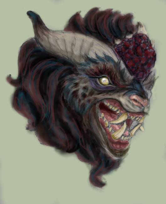529x651 Foo Dog Color Comp By Kahiah - Fu Dog Painting