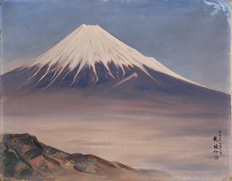 461x360 Mt Fuji Painting Piasa - Fuji Painting