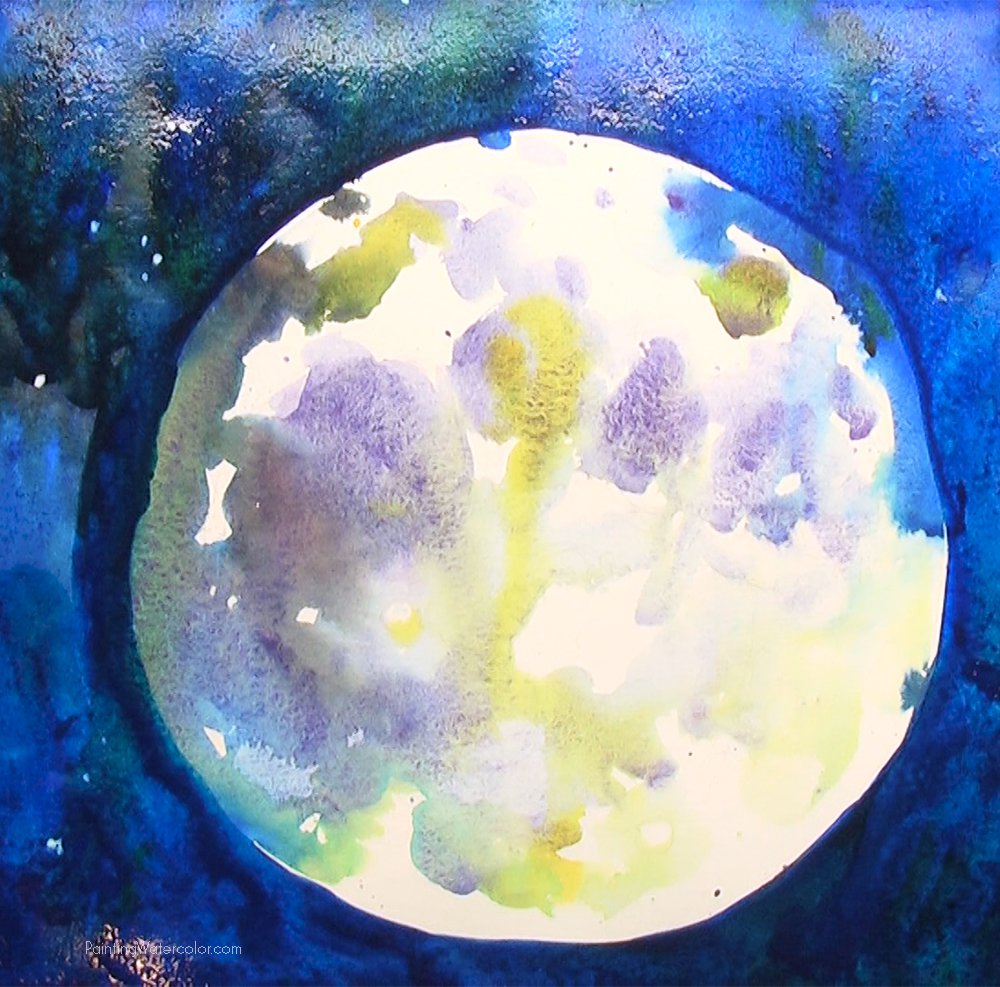 Painted moon