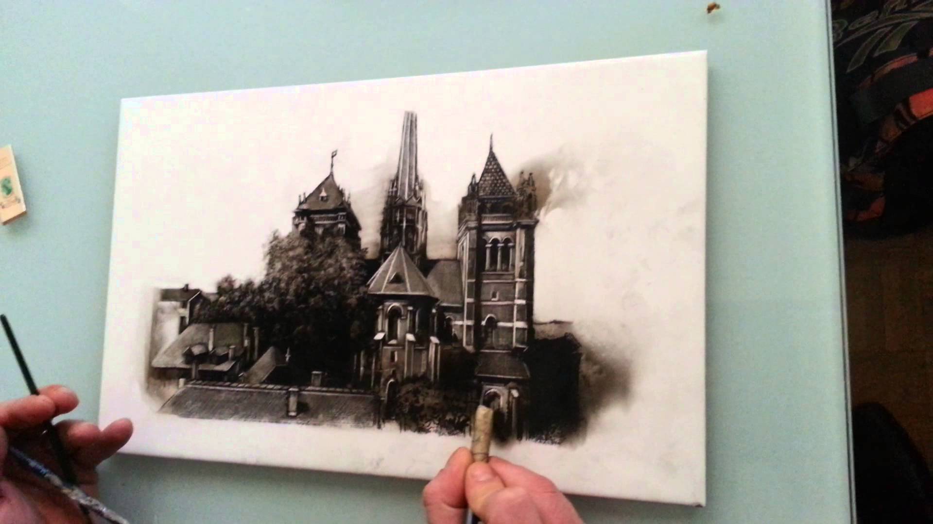 1920x1080 Smoke Painting - Fumage Painting