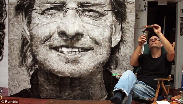 634x362 Steven Spazuk Uses Flames To Create Sketches Out Of Soot Daily - Fumage Painting