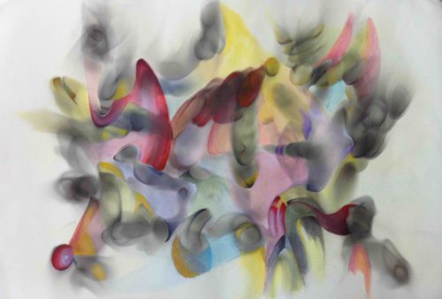 500x338 Antonio Muniz, Silent Symphony (Fumage) - Fumage Painting