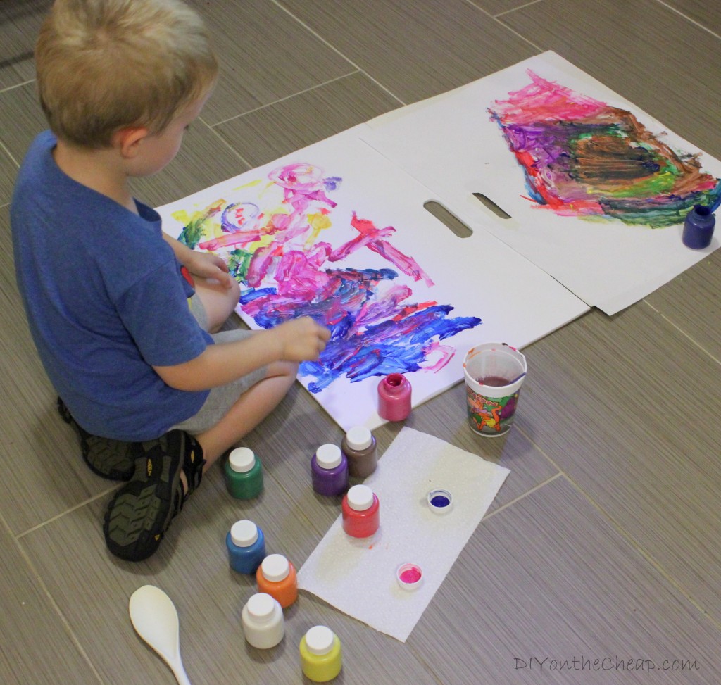 1024x973 Kids' Art Abstract Painting - Fun Painting For Kids