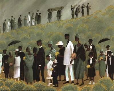 400x321 Funeral March Art Print By - Funeral Painting