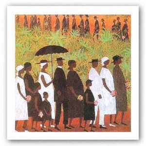 300x300 Funeral Procession By Ellis Wilson - Funeral Procession Painting