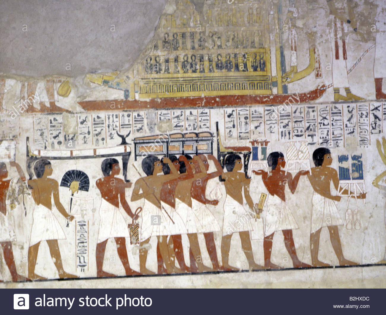 1300x1060 Geographytravel, Egypt, Death Cult, Funeral Procession, Men - Funeral Procession Painting