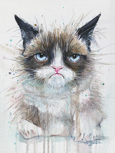 225x300 Funny Animal Paintings Fine Art America - Funny Animal Painting