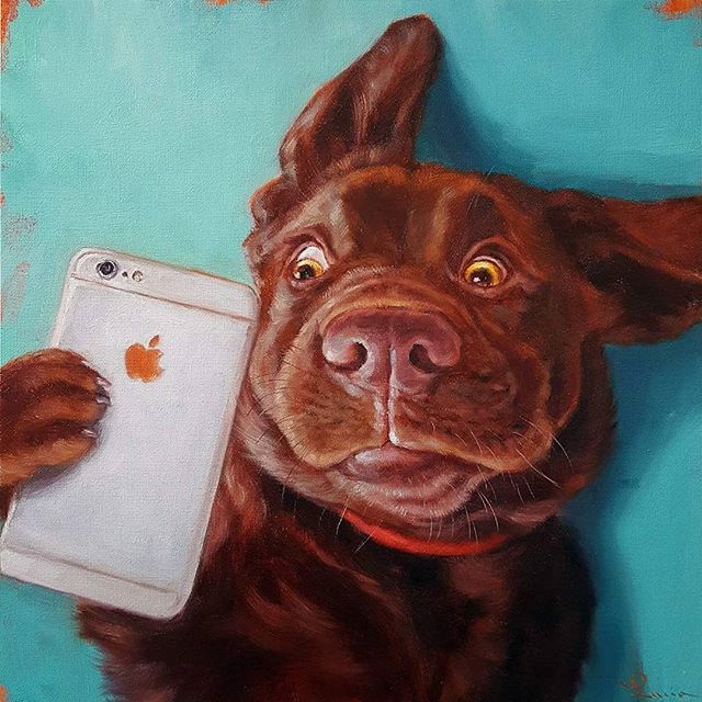 640x640 Contemporary Realism By Lucia Heffernan Clickker News - Funny Animal Painting