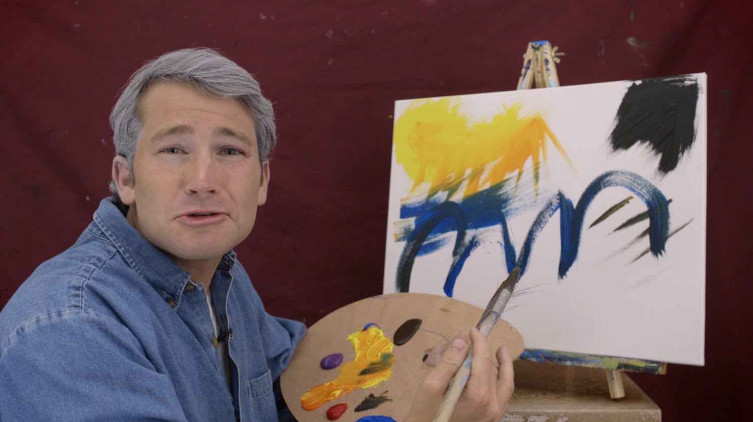1492x836 Painting With George W. Bush - Funny Artist Painting
